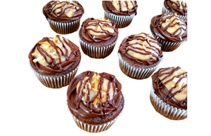 German Chocolate Cupcakes with Coconut Pecan & Chocolate Ganache Sweetz Bkry