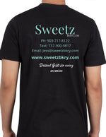 Adult T-shirt - Black Ultra Cotton - 100% Cotton - Unisex T-Shirt Sweetz Bkry By Jess