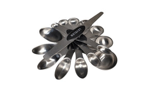 
            
                Load image into Gallery viewer, Magnetic Measuring Spoons - Set of 8, Dual Sided, Stainless Steel, Black Sweetz Bkry By Jess
            
        