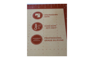 Silicone Baking Mat Extra Large and Thick - Non-Stick Sheet Mat with measurements Sweetz Bkry By Jess