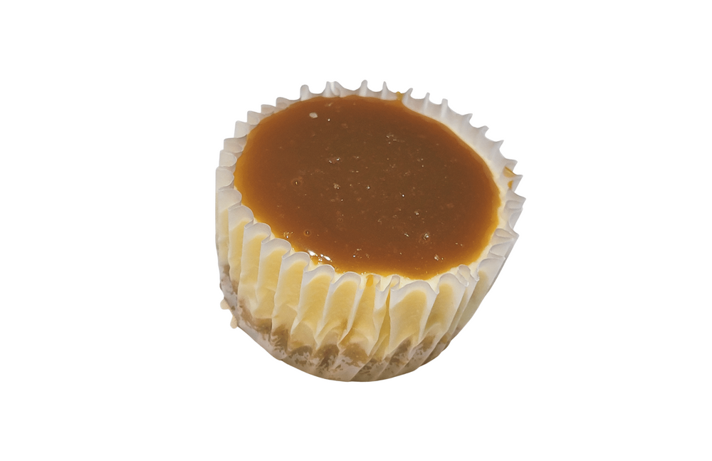 
            
                Load image into Gallery viewer, New York-Style Cheesecake Cupcakes Topped with Salted Caramel Sweetz Bkry By Jess
            
        
