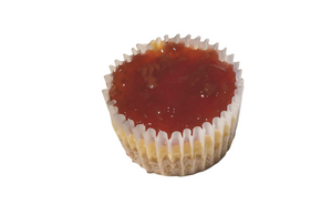 
            
                Load image into Gallery viewer, New York-Style Cheesecake Cupcakes with Strawberry Topping Sweetz Bkry By Jess
            
        