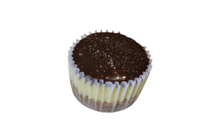 New York-Style Cheesecake Cupcakes Topped with Chocolate Ganache Sweetz Bkry By Jess