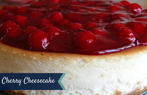 Cherry Cheesecake 8" (serves 12) Sweetz Bkry
