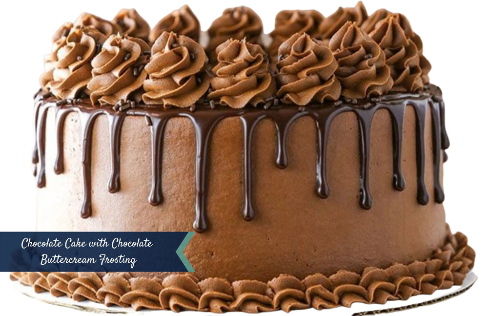 Chocolate Cake with Chocolate Buttercream Frosting Sweetz Bkry