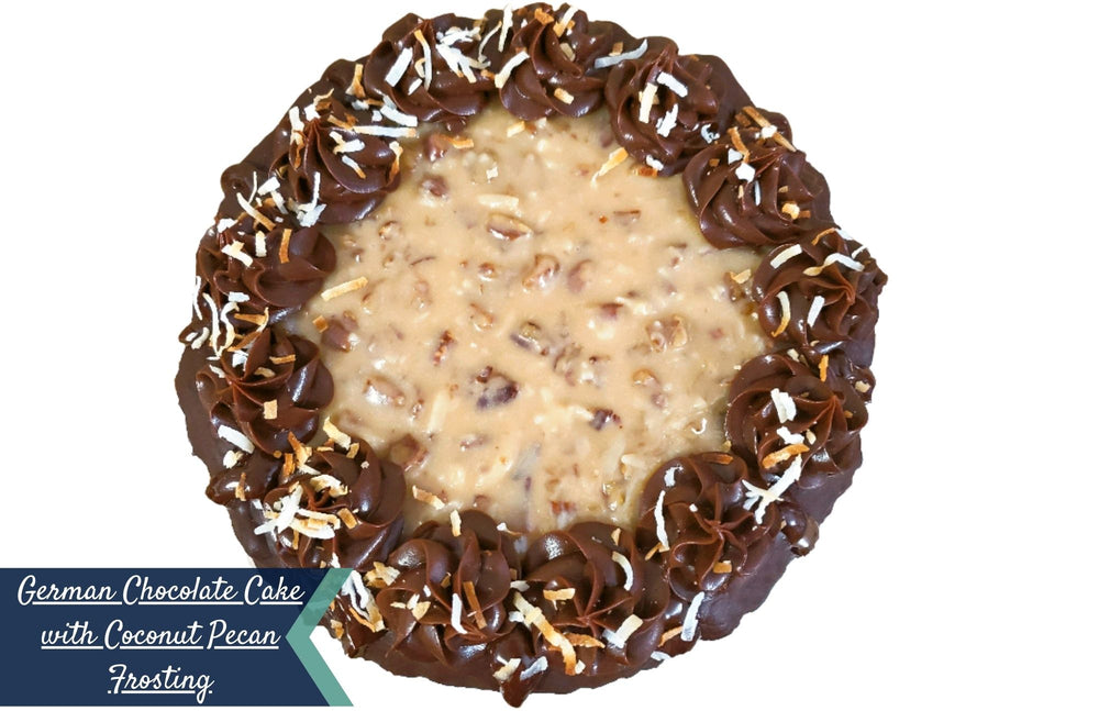 German Chocolate Cake w/ Coconut Pecan & Chocolate Ganache Sweetz Bkry
