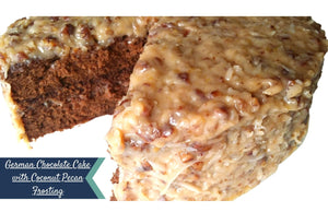 German Chocolate Cake w/ Coconut Pecan & Chocolate Ganache Sweetz Bkry