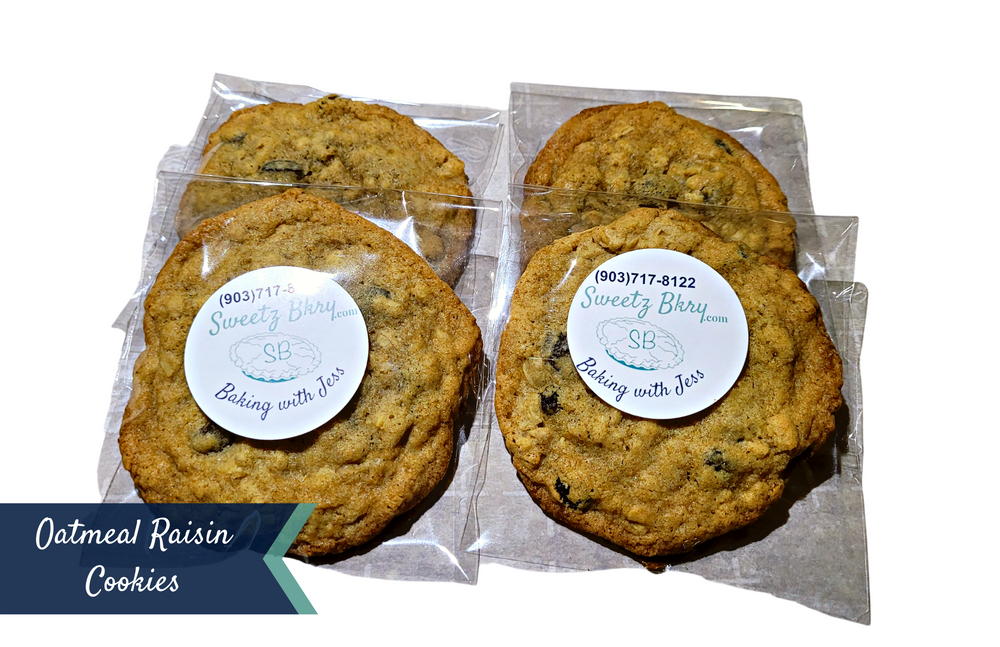 Oatmeal Raisin Cookies Sweetz Bkry