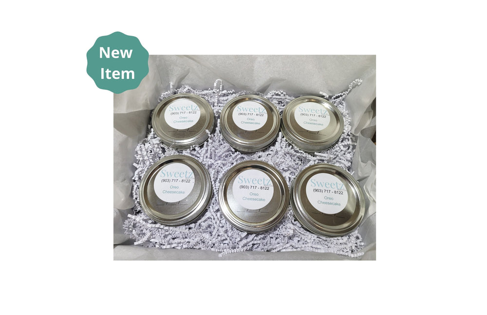 Oreo Cheesecake in a Jar - Box of 6 Sweetz Bkry By Jess
