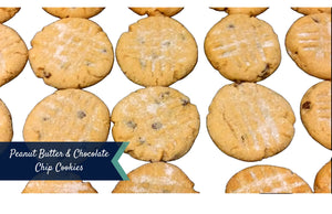 Peanut Butter & Chocolate Chip Cookies 12 count Sweetz Bkry