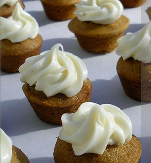 Pumpkin Cupcakes with Signature Cream Cheese Frosting sweetz bakery