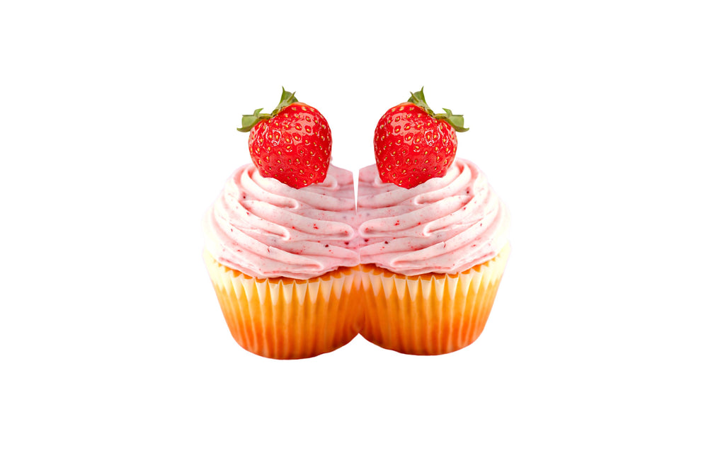 Strawberry Cupcakes with Signature Cream Cheese Frosting Sweetz Bkry By Jess