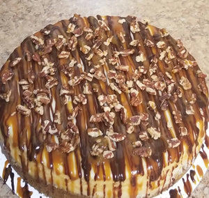 Turtle Cheesecake 8" (Serves 12) Sweetz Bkry