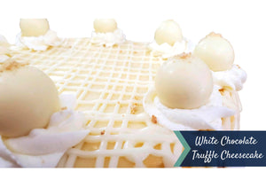 White Chocolate Truffle Cheesecake (12 Servings) Sweetz Bkry